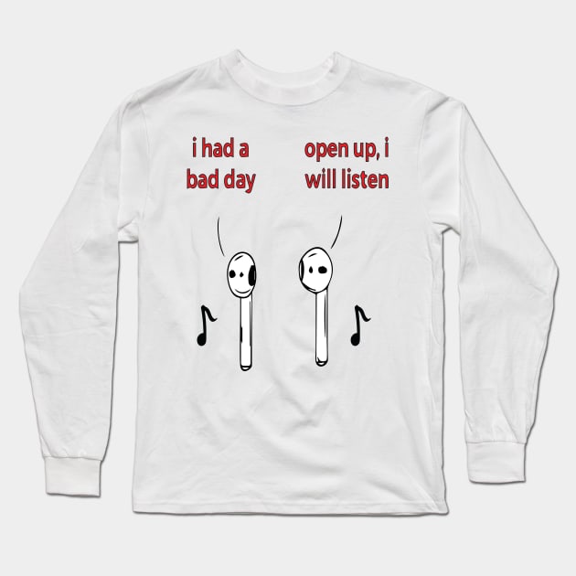 Music is my therapy Long Sleeve T-Shirt by Every thing